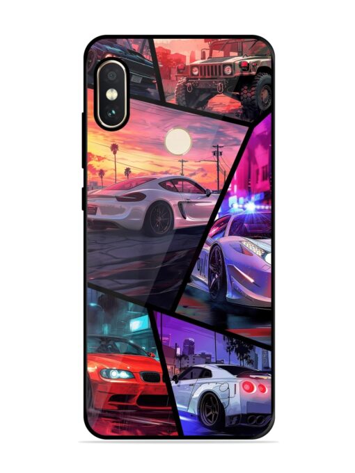 Ride In Pixels Glossy Metal Phone Cover for Xiaomi Redmi Note 5 Pro Zapvi