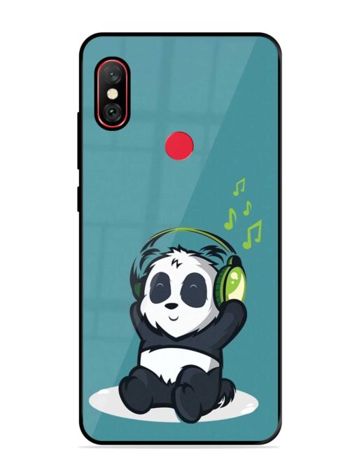 Music Panda Glossy Metal Phone Cover for Xiaomi Redmi Note 6 Pro Zapvi