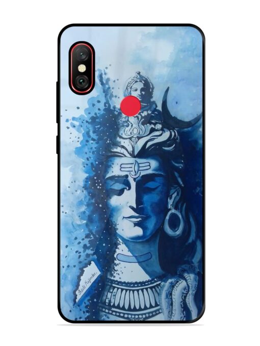 Shiv Art Glossy Metal Phone Cover for Xiaomi Redmi Note 6 Pro Zapvi