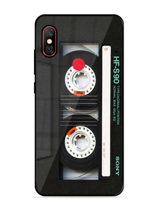 Sony Hf-S90 Cassette Glossy Metal Phone Cover for Xiaomi Redmi Note 6 Pro