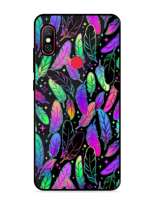 Bright Multi Colored Seamless Glossy Metal Phone Cover for Xiaomi Redmi Note 6 Pro