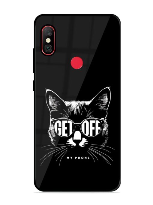 Get Off Glossy Metal TPU Phone Cover for Xiaomi Redmi Note 6 Pro Zapvi