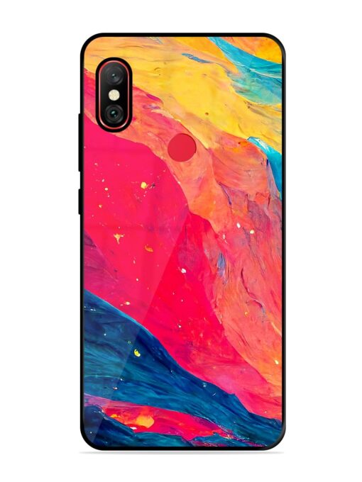 Starry Night Glossy Metal Phone Cover for Xiaomi Redmi Note 6 Pro Zapvi