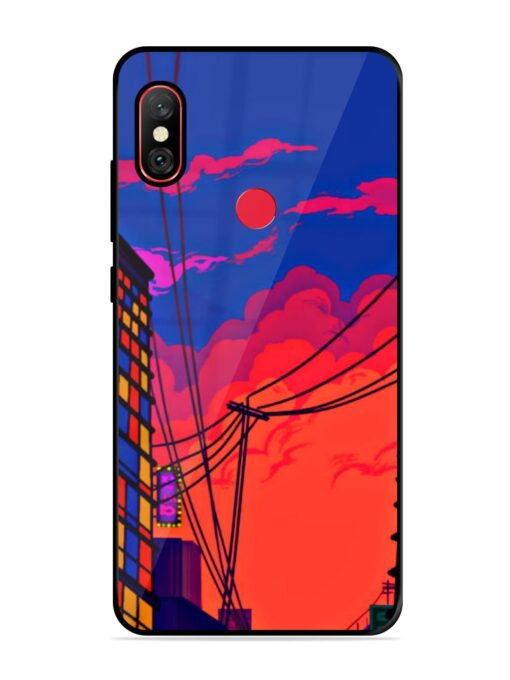 Sky At Morning Glossy Metal Phone Cover for Xiaomi Redmi Note 6 Pro Zapvi