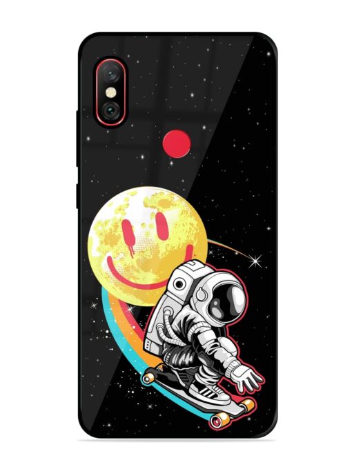 Astronaut Art Glossy Metal Phone Cover for Xiaomi Redmi Note 6 Pro Zapvi