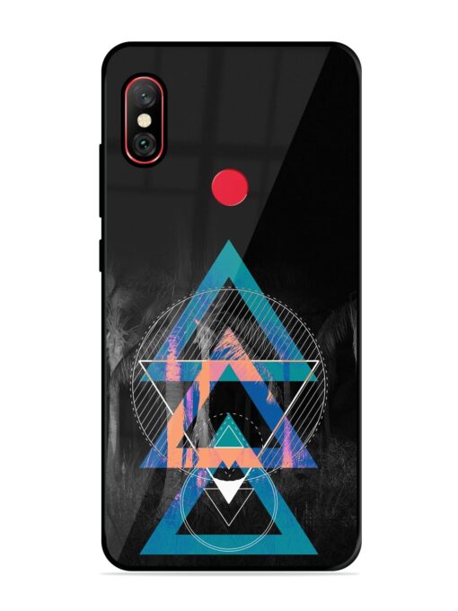 Indie Cross Glossy Metal Phone Cover for Xiaomi Redmi Note 6 Pro Zapvi