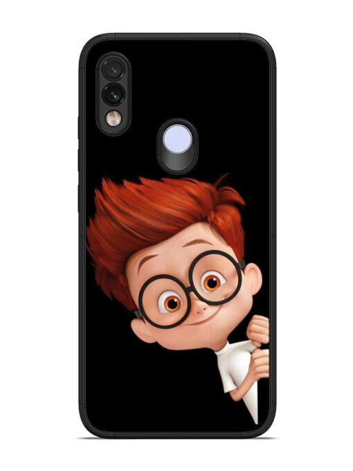 Smart Boy Cartoon Glossy Metal Phone Cover for Xiaomi Redmi Note 7 Zapvi