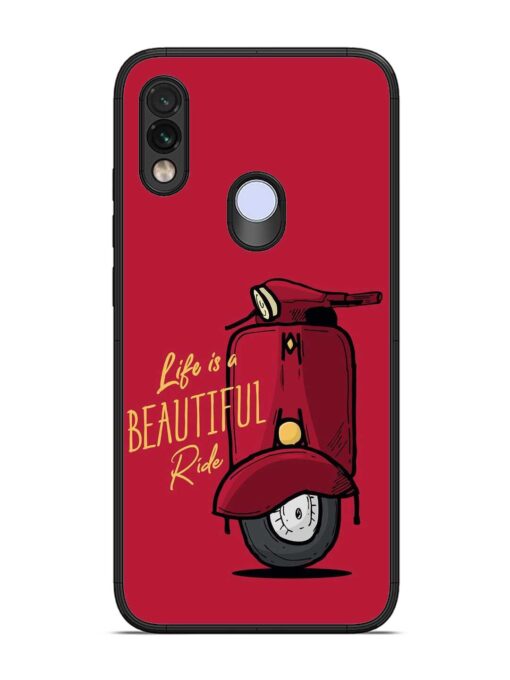 Life Is Beautiful Rides Glossy Metal Phone Cover for Xiaomi Redmi Note 7 Zapvi