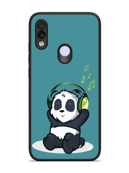 Music Panda Glossy Metal Phone Cover for Xiaomi Redmi Note 7 Zapvi