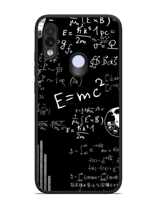 E=Mc2 Mass?Energy Equivalence Glossy Metal Phone Cover for Xiaomi Redmi Note 7 Zapvi