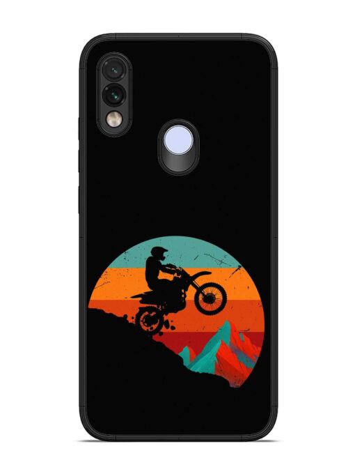 Mountain Bike Glossy Metal Phone Cover for Xiaomi Redmi Note 7 Zapvi