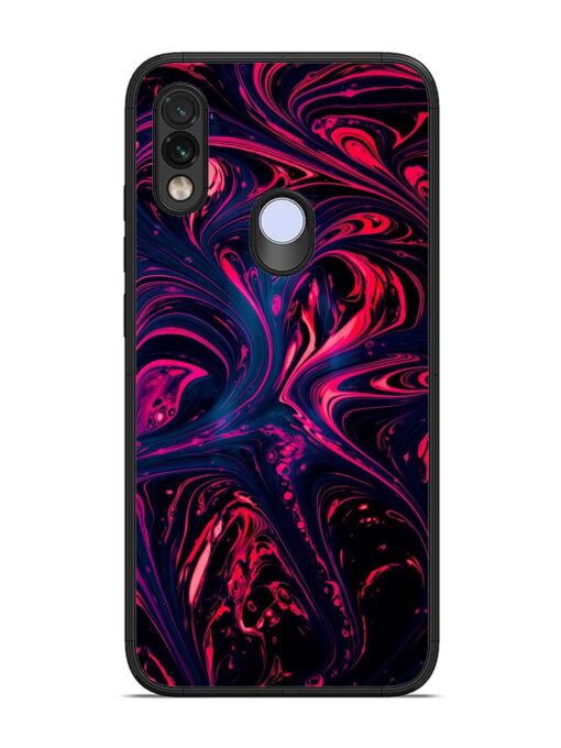 Abstract Background Glossy Metal Phone Cover for Xiaomi Redmi Note 7 Zapvi