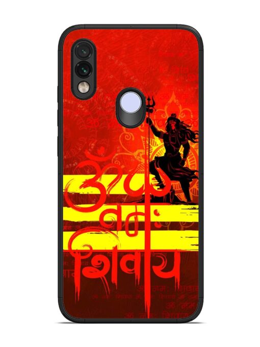 Illustration Lord Shiva Glossy Metal TPU Phone Cover for Xiaomi Redmi Note 7