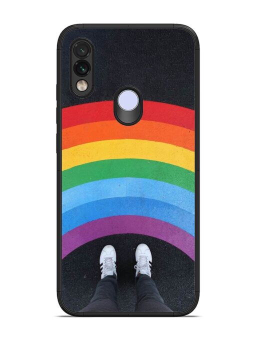 Legs Rainbow Glossy Metal TPU Phone Cover for Xiaomi Redmi Note 7