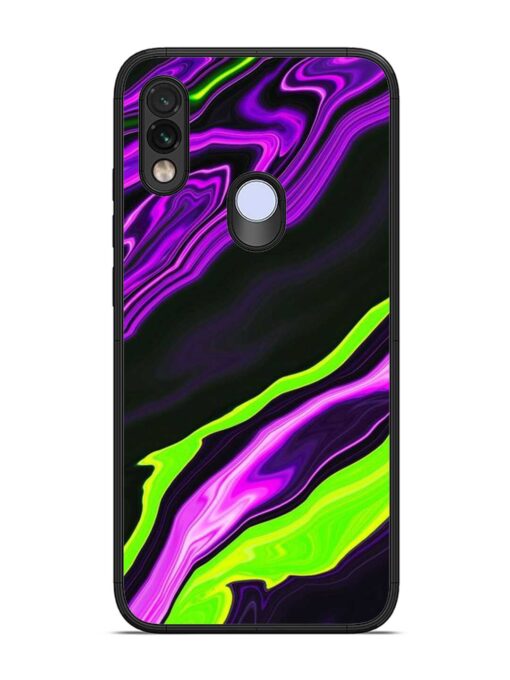 Bright Fluid Violet Glossy Metal Phone Cover for Xiaomi Redmi Note 7