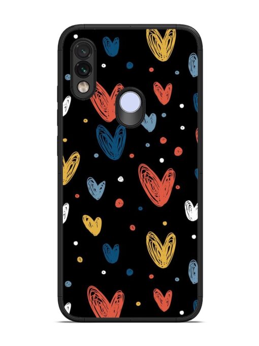 Happy Valentines Day Glossy Metal TPU Phone Cover for Xiaomi Redmi Note 7