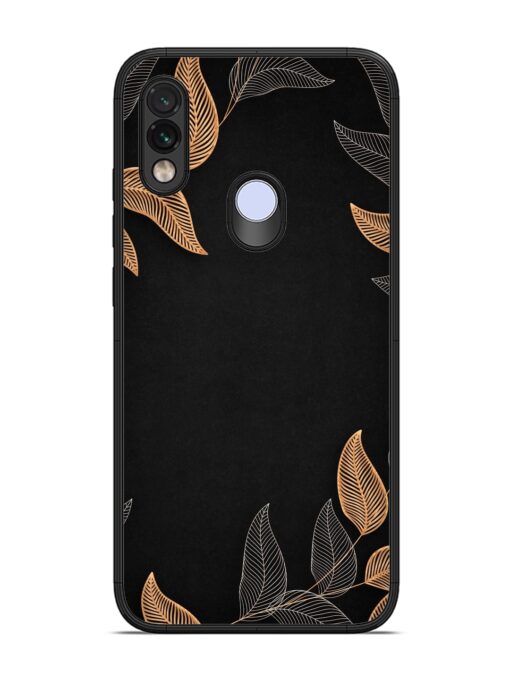 Foliage Art Glossy Metal Phone Cover for Xiaomi Redmi Note 7 Zapvi