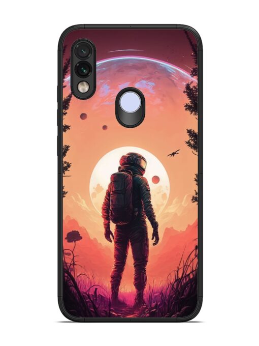 Red Sky At Morning Glossy Metal Phone Cover for Xiaomi Redmi Note 7 Zapvi