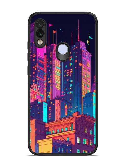 City View Glossy Metal Phone Cover for Xiaomi Redmi Note 7 Zapvi