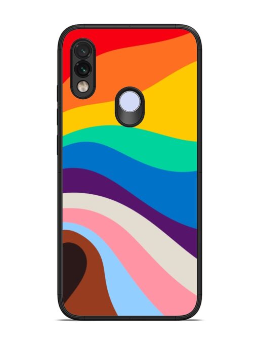 Minimal Pride Art Glossy Metal Phone Cover for Xiaomi Redmi Note 7 Zapvi