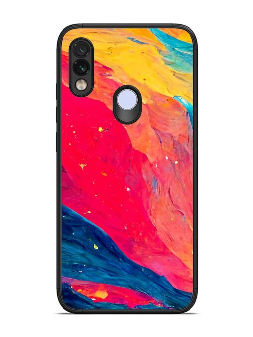 Starry Night Glossy Metal Phone Cover for Xiaomi Redmi Note 7 Zapvi