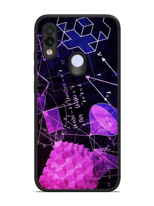 Math Physics Formula Art Glossy Metal Phone Cover for Xiaomi Redmi Note 7 Zapvi