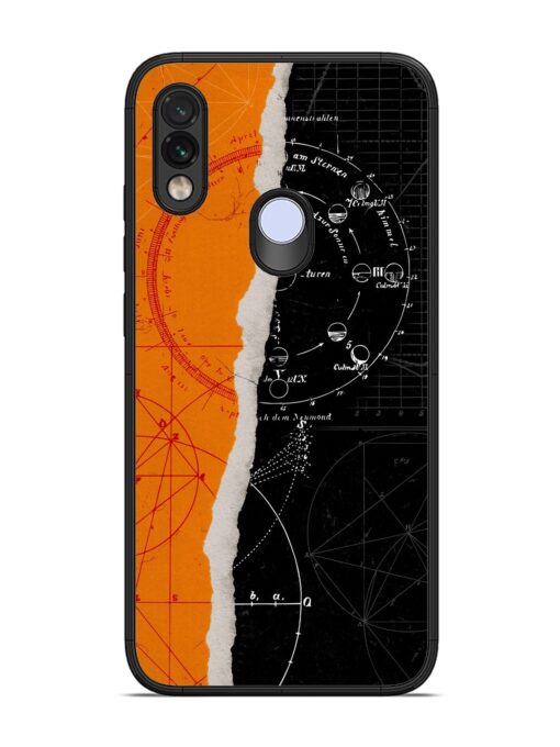 Planning Zoning Glossy Metal Phone Cover for Xiaomi Redmi Note 7