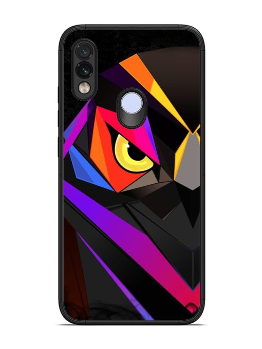 Wpap Owl Glossy Metal Phone Cover for Xiaomi Redmi Note 7 Zapvi