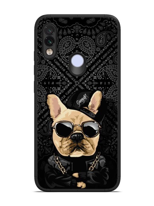 Gangsta Cool Sunmetales Dog Glossy Metal Phone Cover for Xiaomi Redmi Note 7