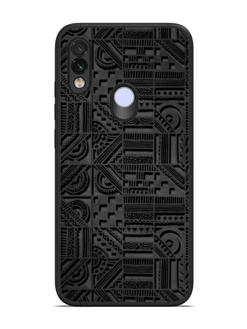 Seamless Pattern Glossy Metal Phone Cover for Xiaomi Redmi Note 7 Pro Zapvi