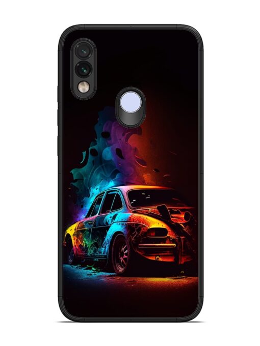 High Classic Car Art Glossy Metal Phone Cover for Xiaomi Redmi Note 7 Pro Zapvi