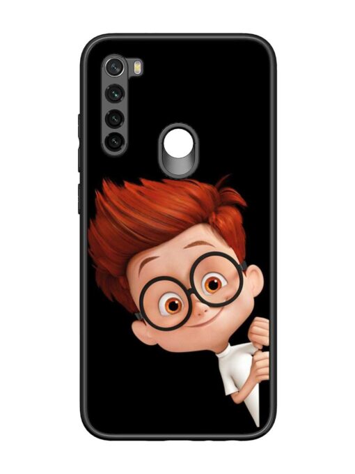 Smart Boy Cartoon Glossy Metal Phone Cover for Xiaomi Redmi Note 8 Zapvi