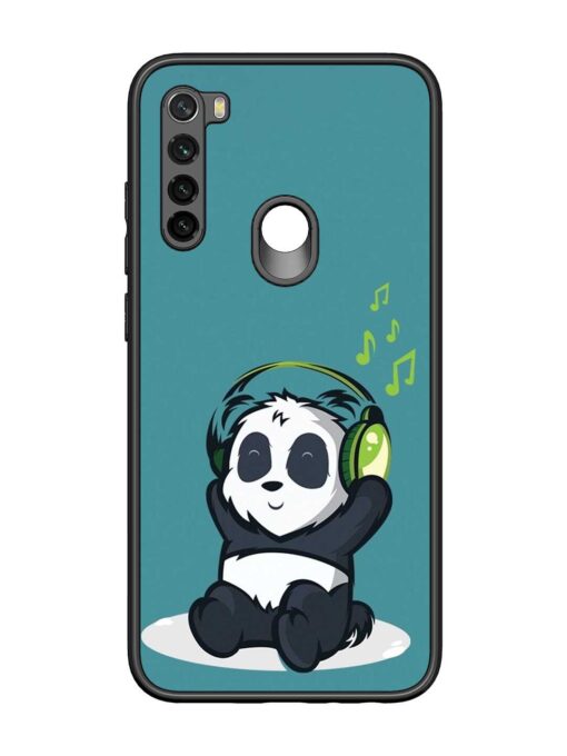 Music Panda Glossy Metal Phone Cover for Xiaomi Redmi Note 8 Zapvi