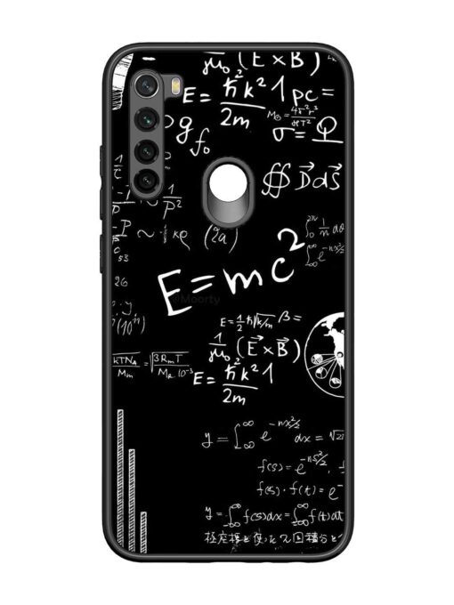 E=Mc2 Mass?Energy Equivalence Glossy Metal Phone Cover for Xiaomi Redmi Note 8 Zapvi