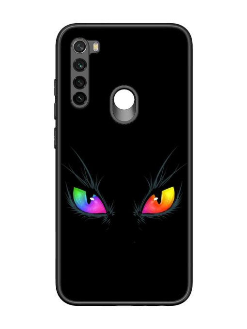 Cat Eyes Glossy Metal Phone Cover for Xiaomi Redmi Note 8 Zapvi