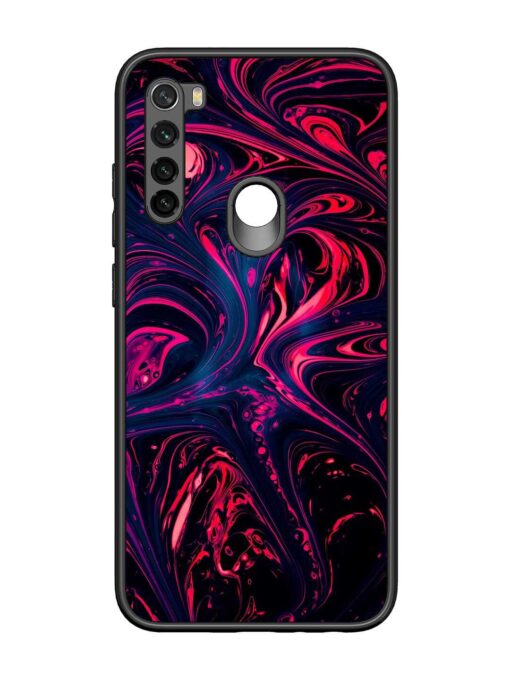 Abstract Background Glossy Metal Phone Cover for Xiaomi Redmi Note 8 Zapvi