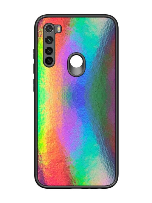 Colorful Holographic Background Glossy Metal TPU Phone Cover for Xiaomi Redmi Note 8