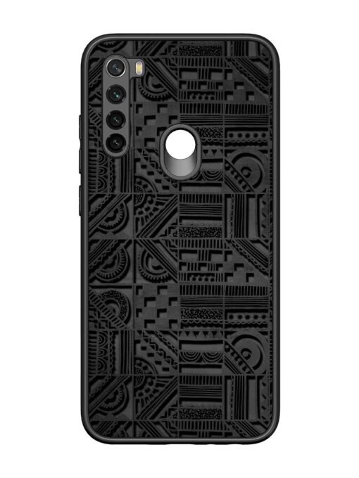 Seamless Pattern Glossy Metal Phone Cover for Xiaomi Redmi Note 8