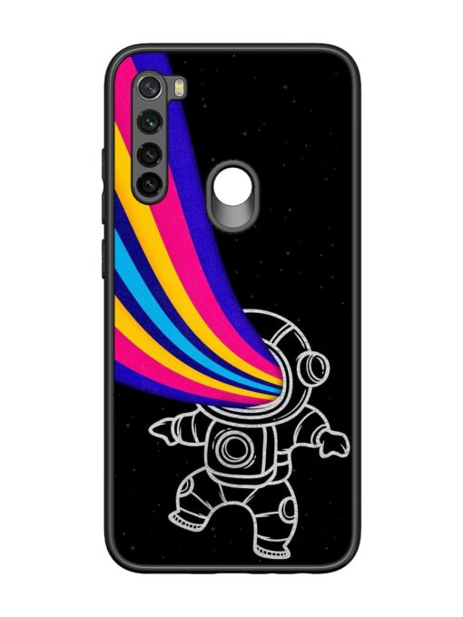 Astronaut Glossy Metal TPU Phone Cover for Xiaomi Redmi Note 8 Zapvi