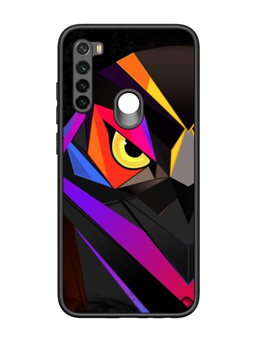 Wpap Owl Glossy Metal Phone Cover for Xiaomi Redmi Note 8 Zapvi