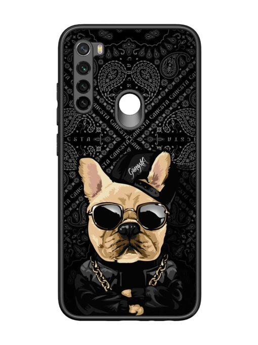 Gangsta Cool Sunmetales Dog Glossy Metal Phone Cover for Xiaomi Redmi Note 8 Zapvi