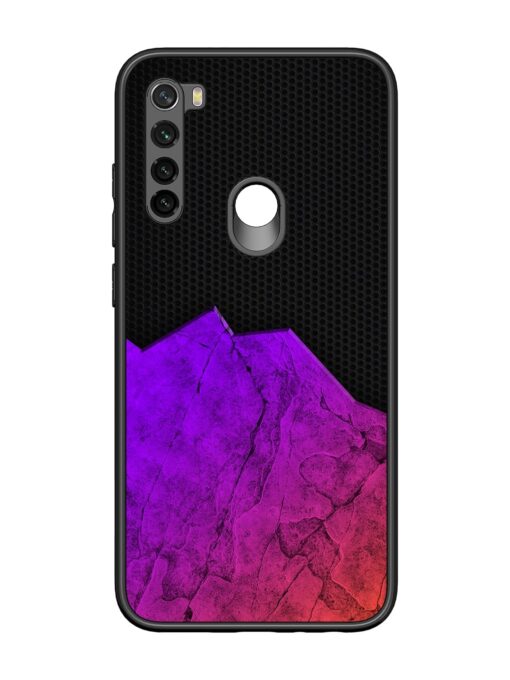 Minimalist Gradient Glossy Metal Phone Cover for Xiaomi Redmi Note 8