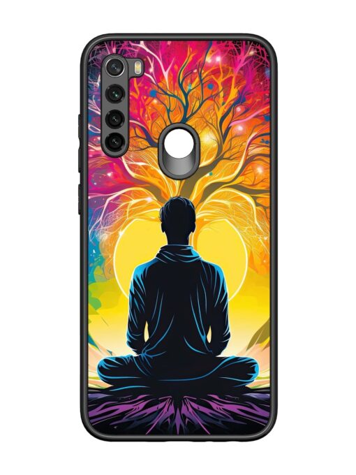 Mind Colourful Glossy Metal Phone Cover for Xiaomi Redmi Note 8 Zapvi