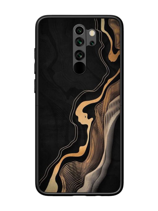 Abstract Art Glossy Metal TPU Phone Cover for Xiaomi Redmi Note 8 Pro Zapvi