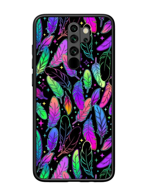 Bright Multi Colored Seamless Glossy Metal Phone Cover for Xiaomi Redmi Note 8 Pro Zapvi