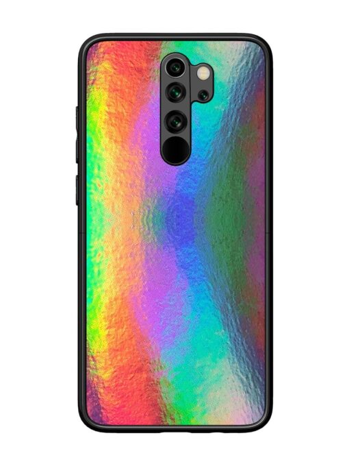 Colorful Holographic Background Glossy Metal TPU Phone Cover for Xiaomi Redmi Note 8 Pro Zapvi