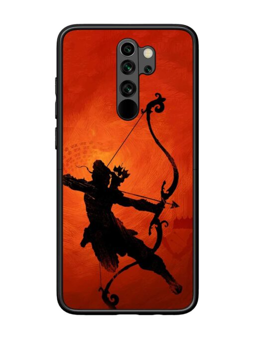 Illustration Lord Rama Glossy Metal Phone Cover for Xiaomi Redmi Note 8 Pro Zapvi