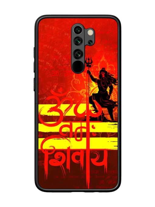 Illustration Lord Shiva Glossy Metal TPU Phone Cover for Xiaomi Redmi Note 8 Pro