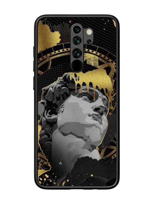 Roman Face Glossy Metal Phone Cover for Xiaomi Redmi Note 8 Pro