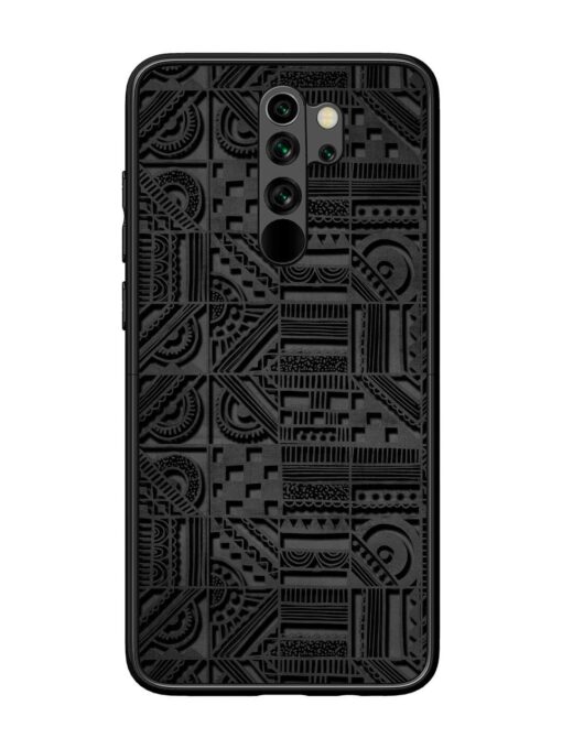 Seamless Pattern Glossy Metal Phone Cover for Xiaomi Redmi Note 8 Pro Zapvi